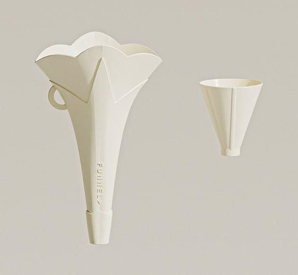 Silicone Folding Funnel With Supporter Pack of 2