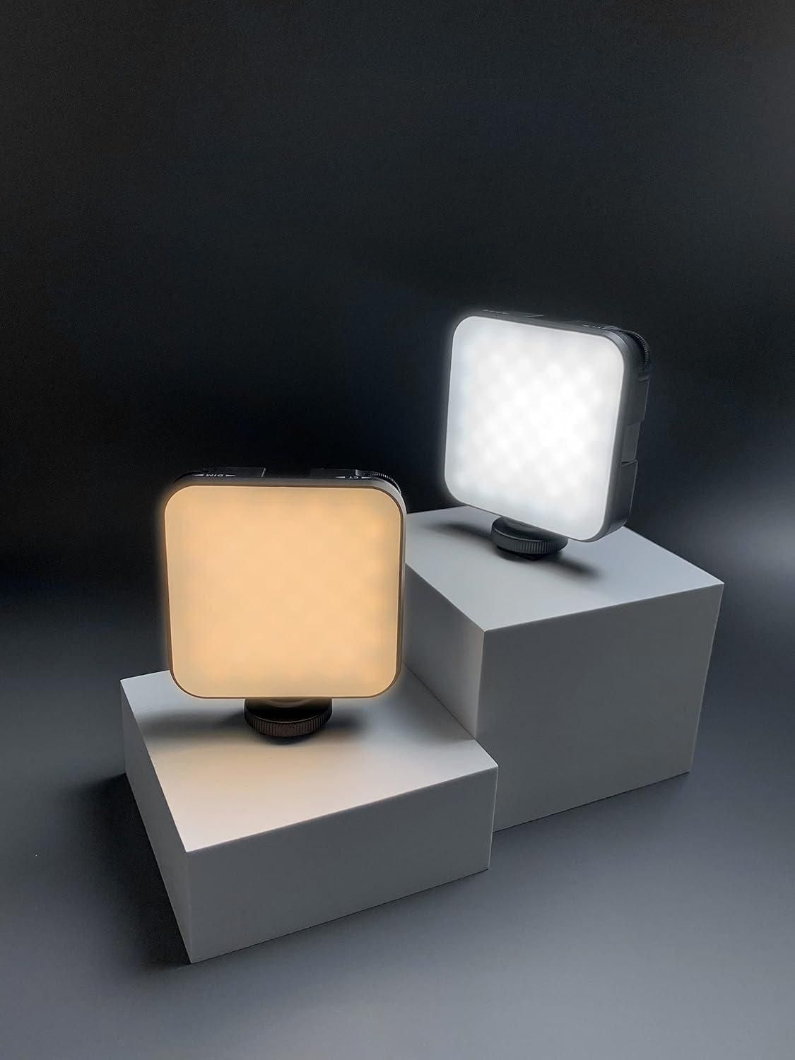 LED Video Light with Phone Holder Clip