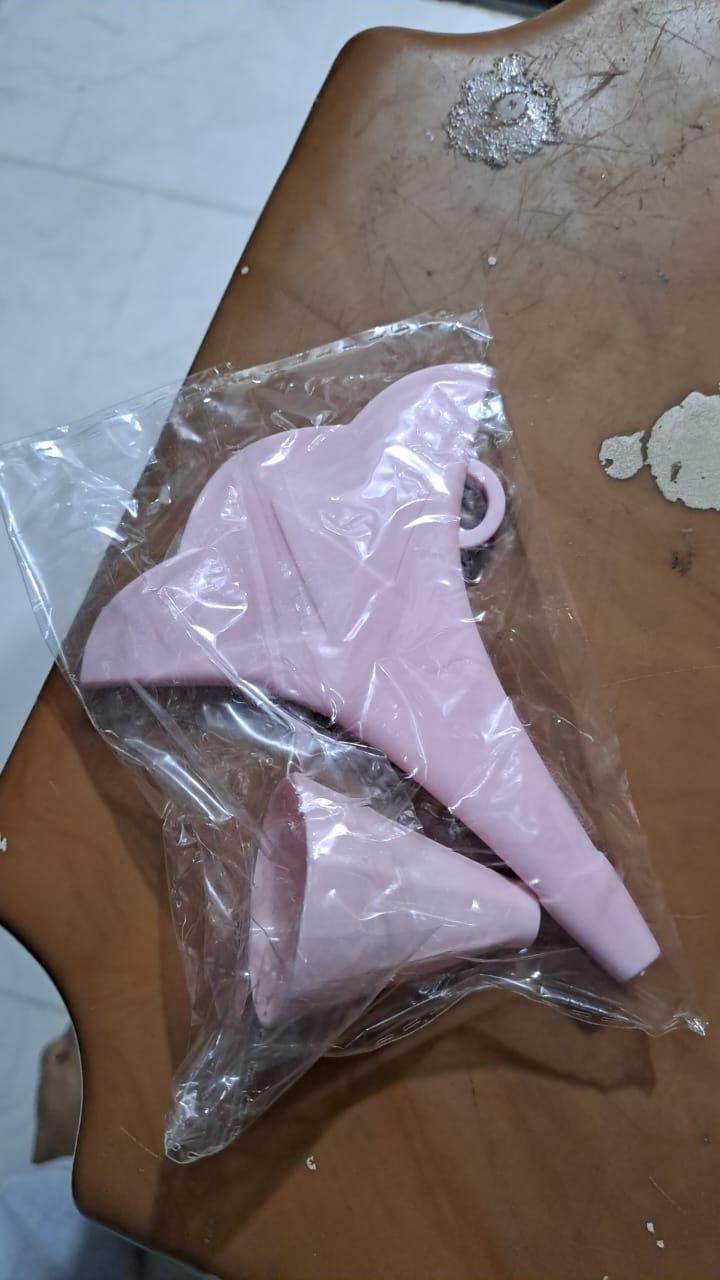 Silicone Folding Funnel With Supporter Pack of 2