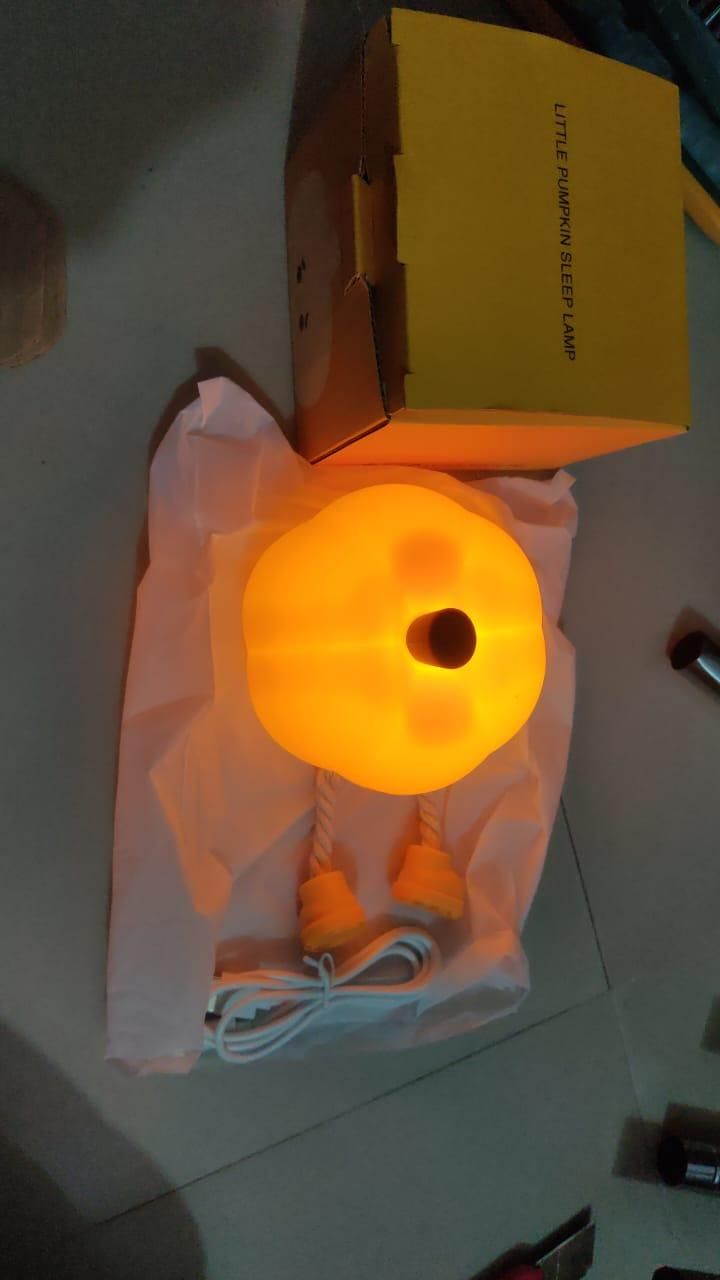 Sad Pumpkin Silicone Lamp